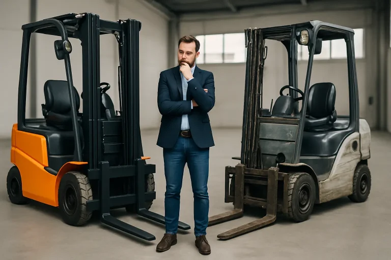 全新或中古電動堆高機？一站式服務怎麼選才不踩雷