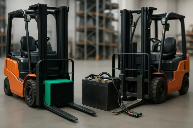 鋰電堆高機 vs 鉛酸:別只看單價,停機成本更貴